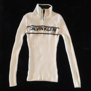 White Calvin Klein Sweater